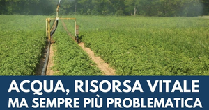 Acqua, risorsa vitale ma sempre più problematica: incontro il 19 aprile