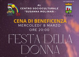 Cena di Beneficenza per la Festa della Donna