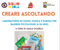 Creare Ascoltando...suoni, musica e parole - Laboratorio per bambini dai 6 ai 36 mesi