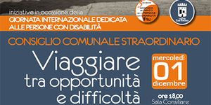 Giornata internazionale dedicata alle persone con disabilità: Consiglio Comunale straordinario l'1 dicembre