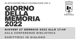 Giorno della Memoria 2022: 27 gennaio, "Scrittrici in dialogo"