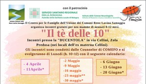 Il tè delle 10: incontri gratuiti per neo mamme di neonati 0-12 mesi