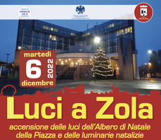 Luci a Zola: accensione dell'Albero di Natale e delle luminarie