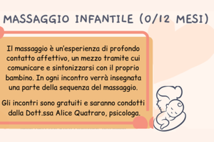 Massaggio Infantile. Nell'ambito di "Percorsi per crescere"