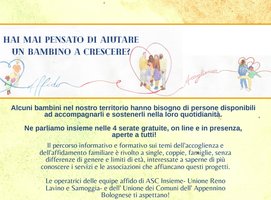 Possiamo aiutare i bambini a crescere, TU puoi? Incontriamoci!