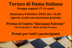 2° Memorial  “C. Crepaldi e F. Roncarati” e Torneo di Dama Italiana per ragazzi 7-16 anni