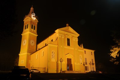 Abbazia di Zola Predosa - veduta notturna