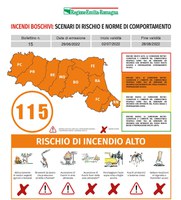 Incendi boschivi: dal 2 luglio al 28 agosto 2022 decretato lo “stato di grave pericolosità”