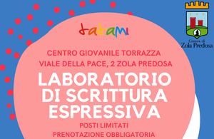 Laboratorio di scrittura espressiva per ragazzi/e: dal 10 al 24/2 al Centro Torrazza